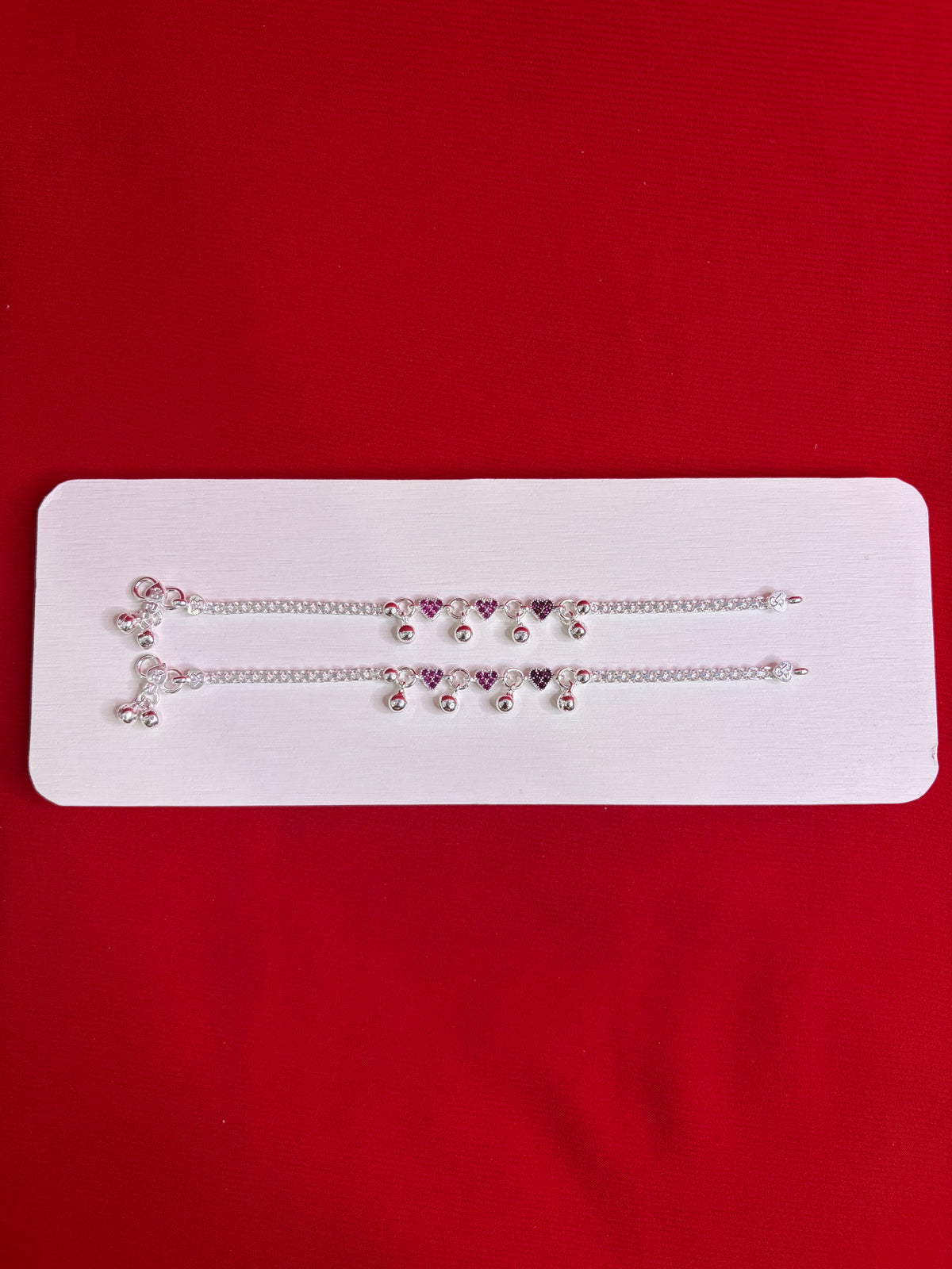 Pure Silver Anklets (6 Inch) (KA99)