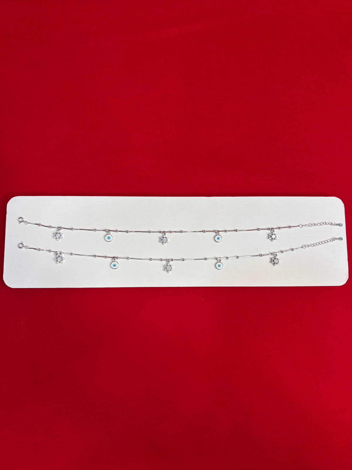 Pure Silver Adjustable Anklets (WA154)