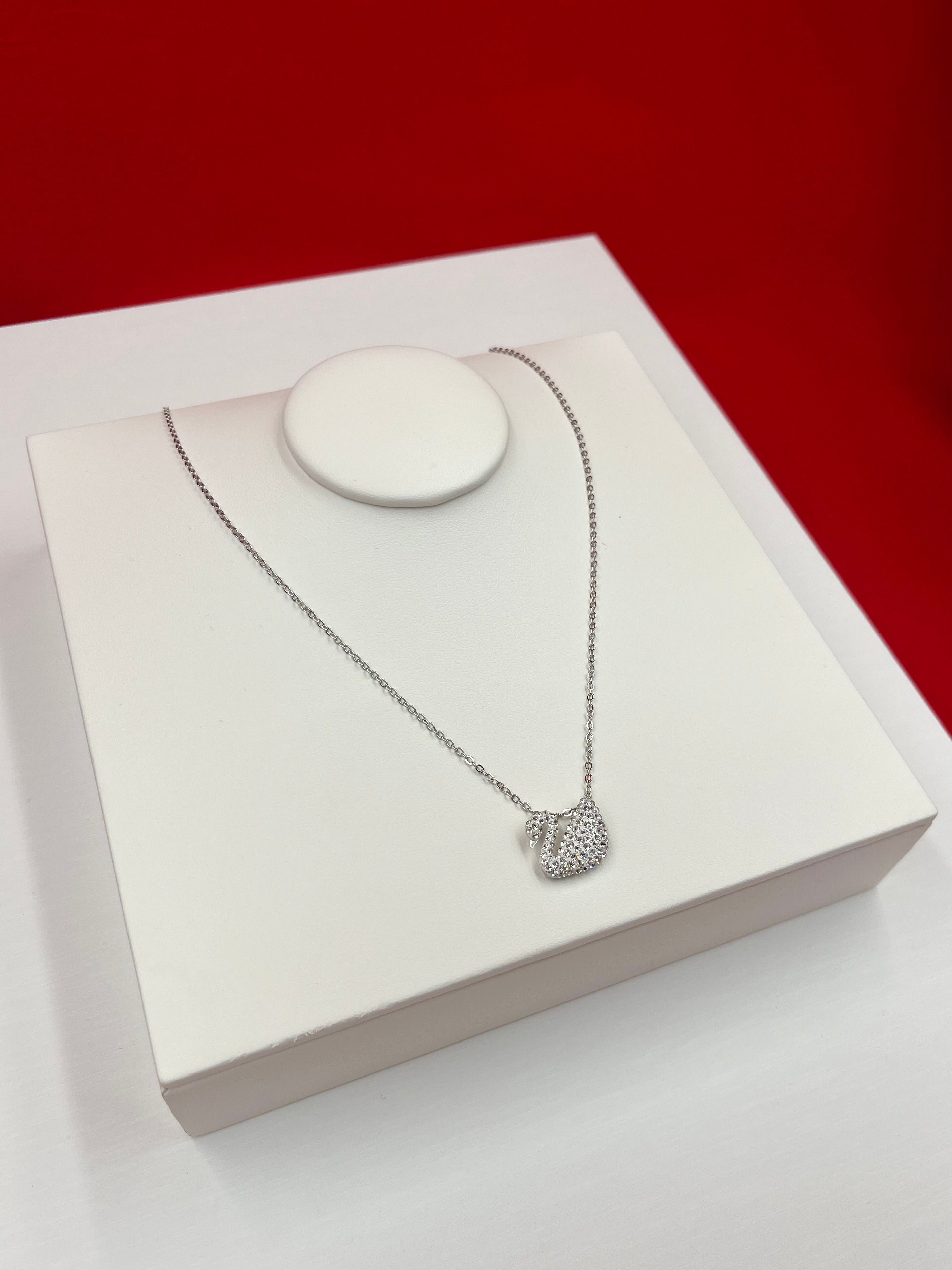 Swarovski Iconic Swan pendant Necklace