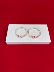 Pure Silver Adjustable Kangan Bracelet (KS129)