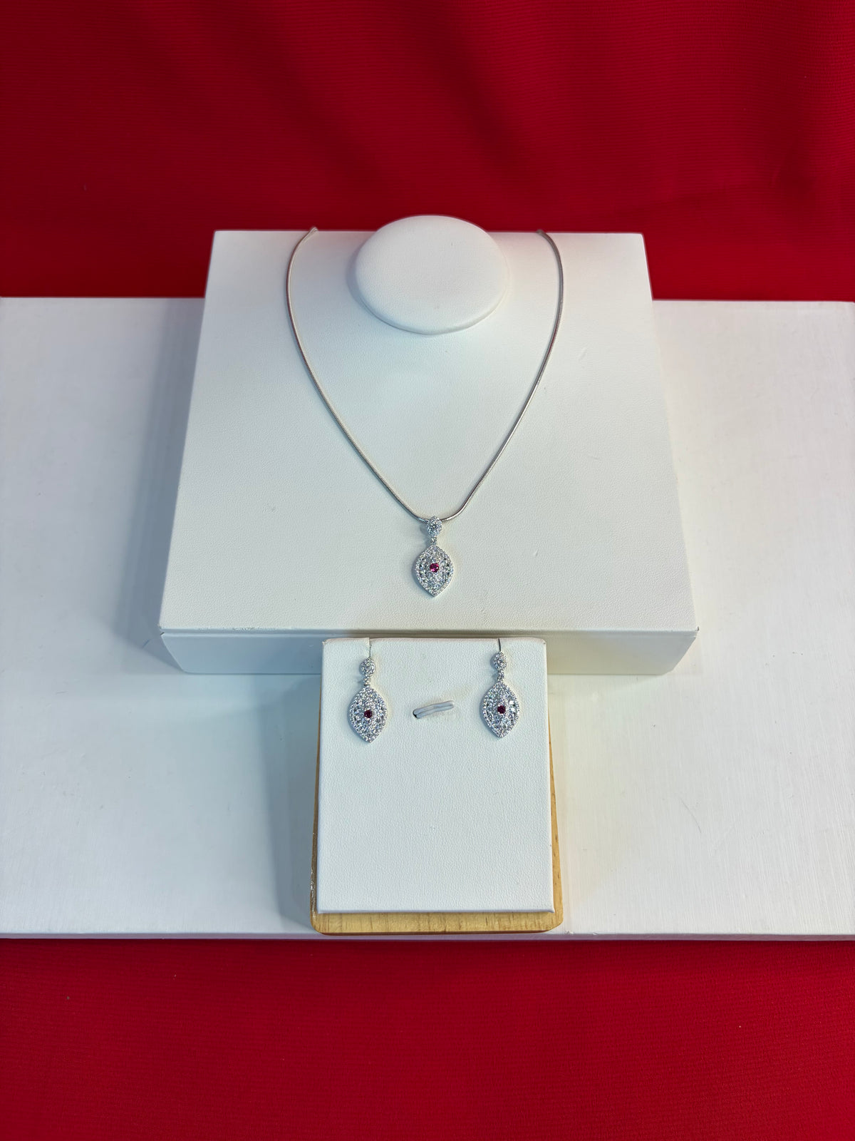 Pure Silver Pendant Set (WN222)