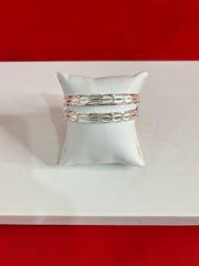 Pure Silver Bangle Pair 2.5
