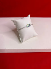 Women’s Pure Silver Bangle Bracelet (SB107)