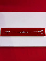 Pure Silver Rakhi Bracelet 6.7-7.5”(SR26)