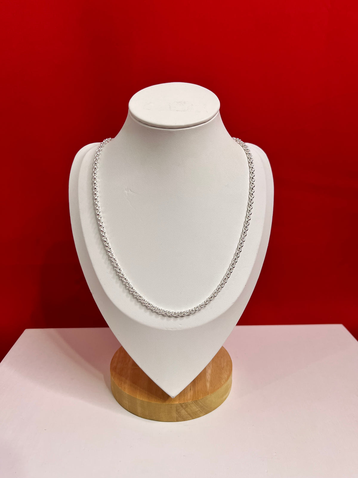 Pure Silver Chain 18” Gk52