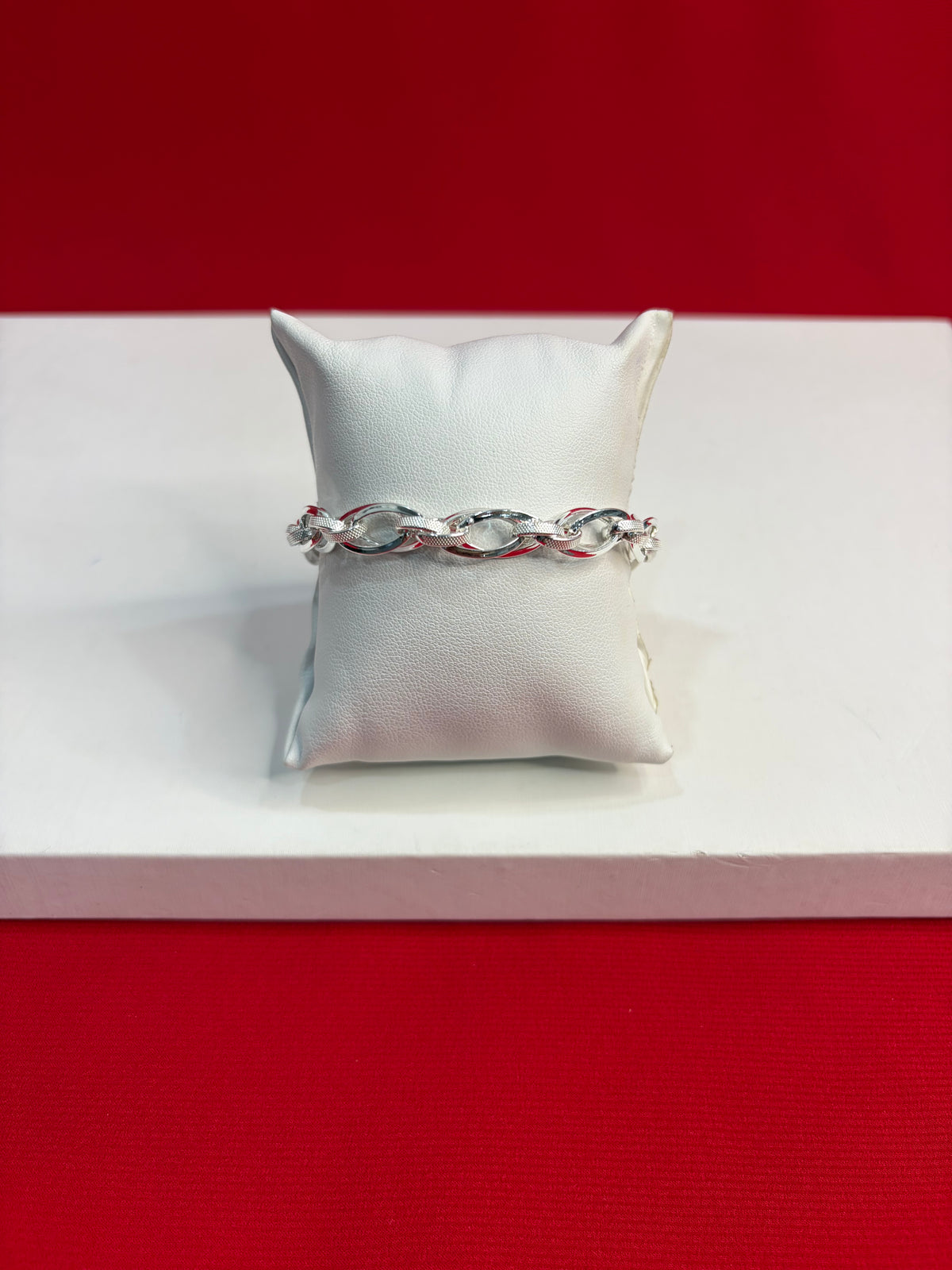 Men Pure Silver Bracelet (MB146)