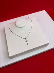 Pure Silver Cross Pendant (WN132)