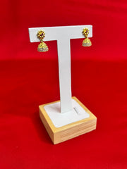 Pure Silver Jhumki With 24k Gold Plating(WJ14)