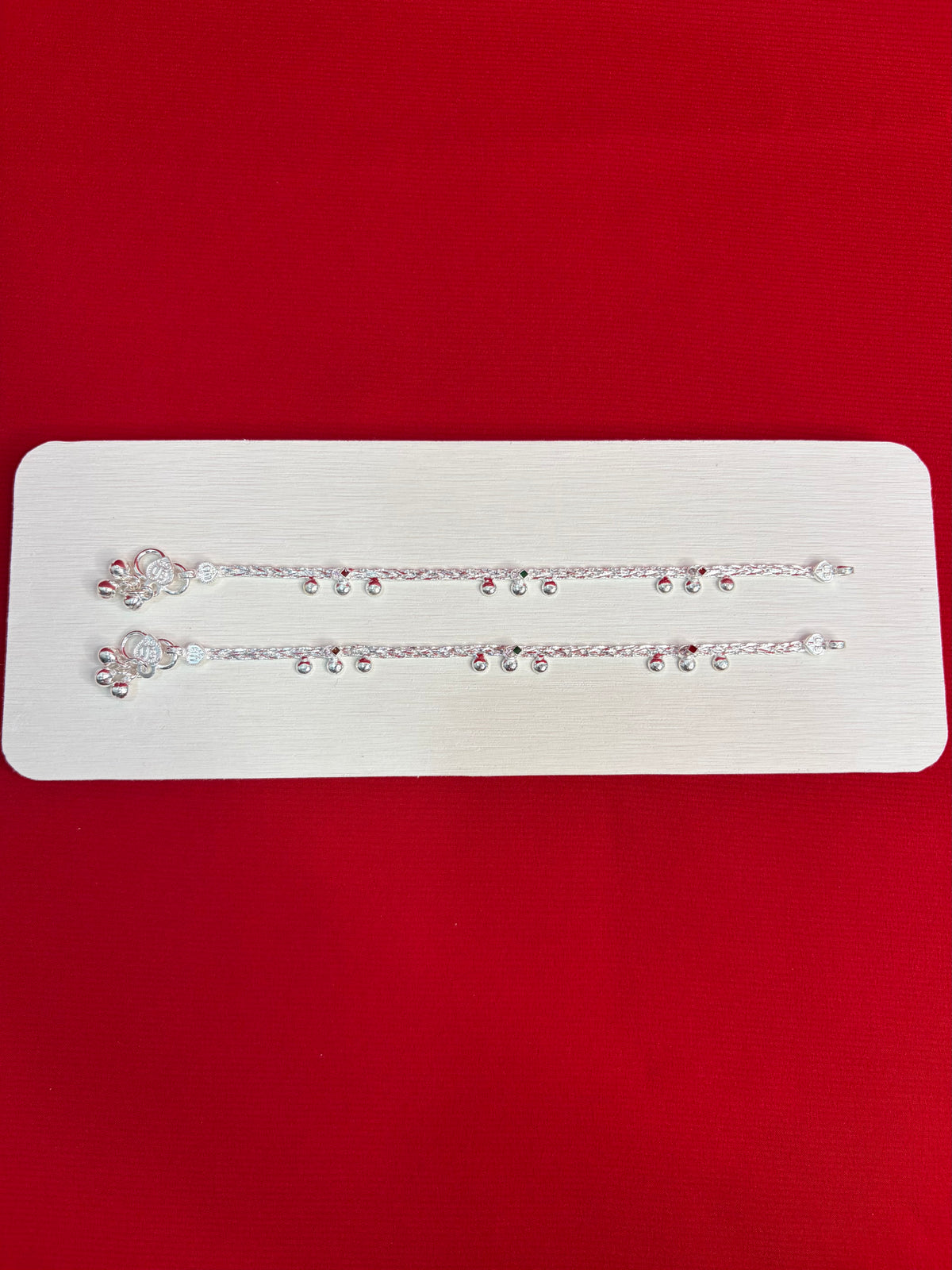 Pure Silver Kids Anklets (6.5 Inch) (KA134)