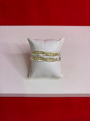 Pure Silver Bangle Pair 2.8 (SB94)