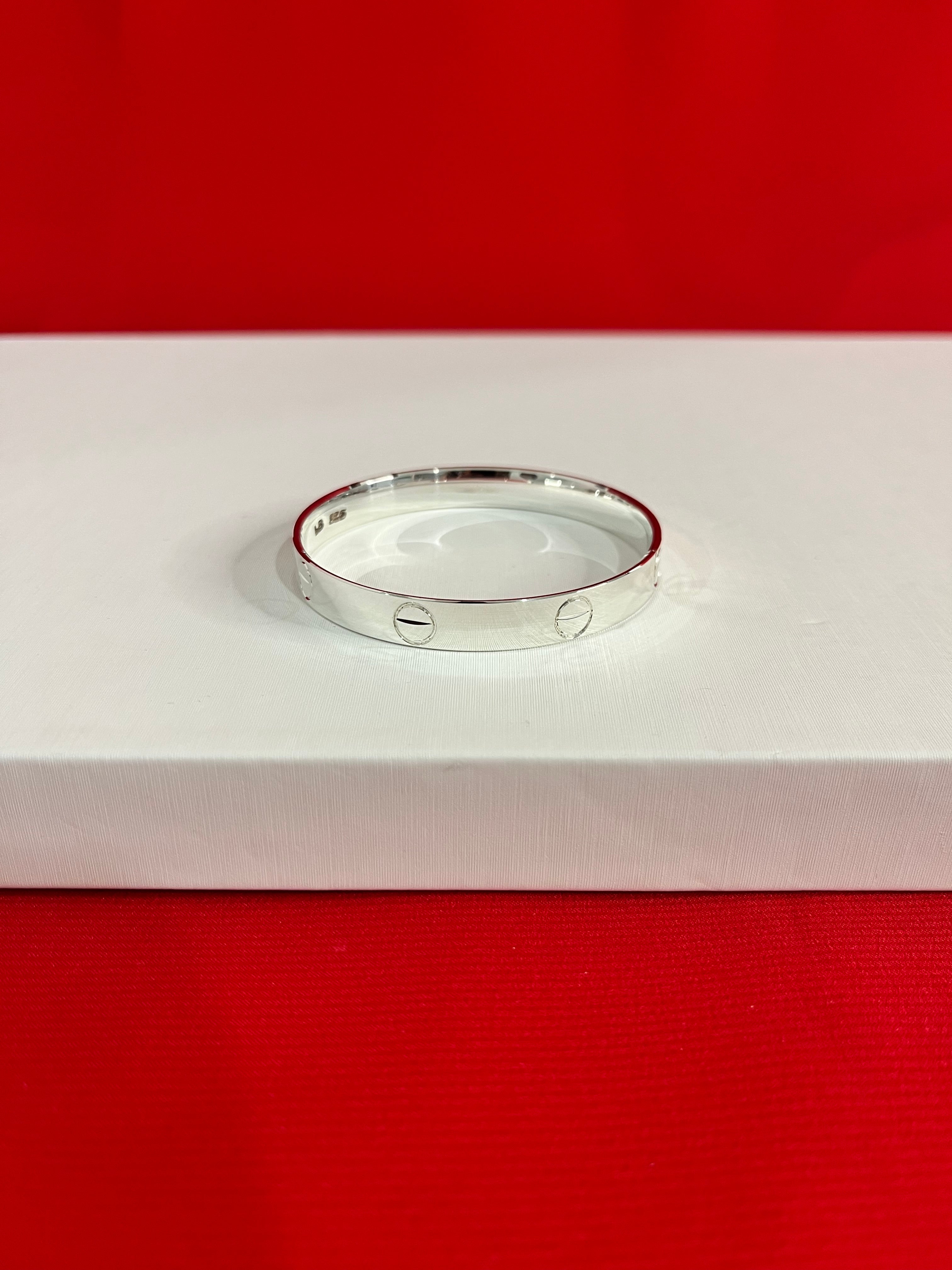 Pure Silver Kada Cartier Design (2.1)