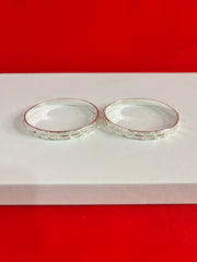 Pure Silver Bangle Pair 2.5
