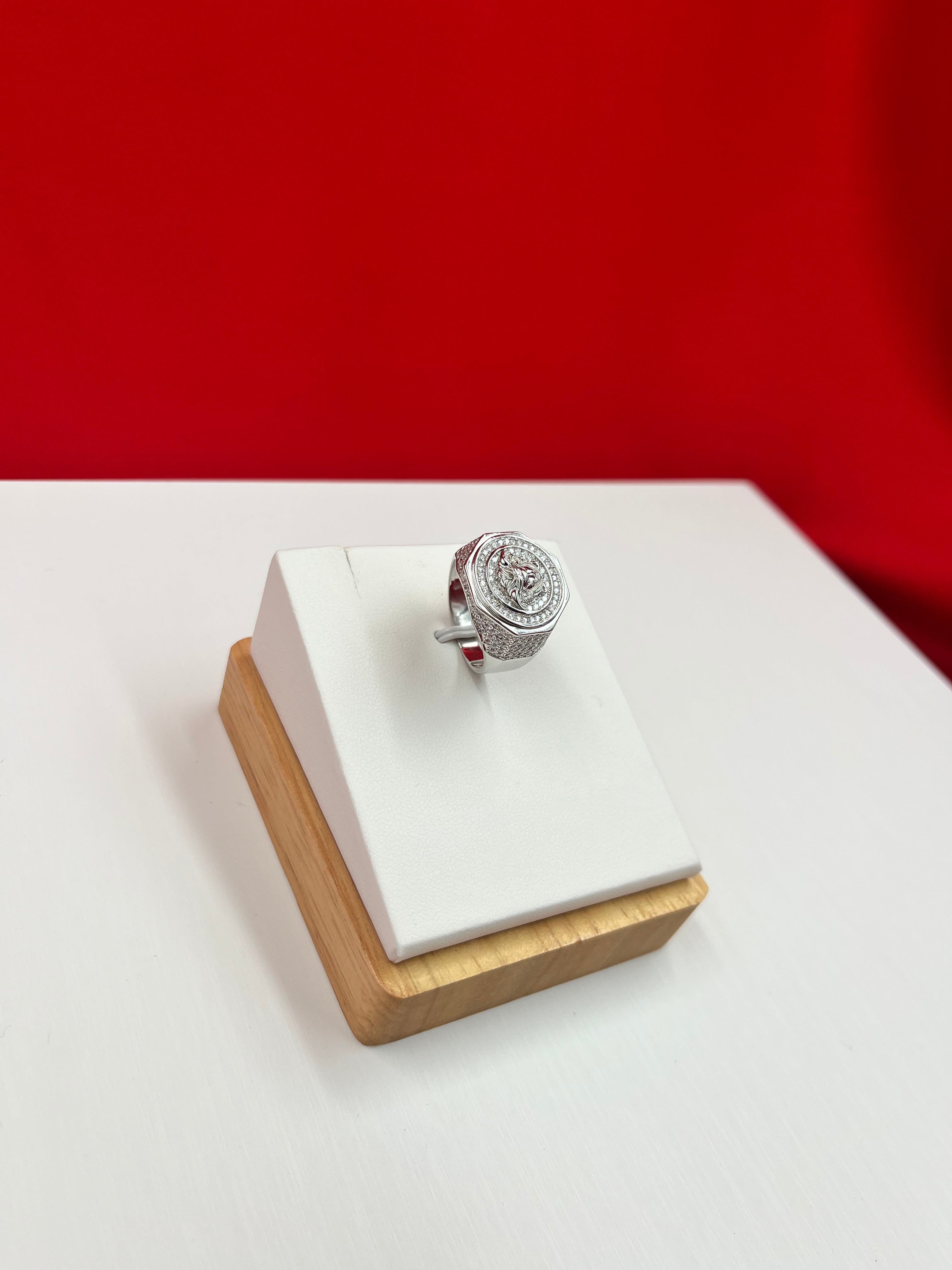 Men Iced out Ring size 9