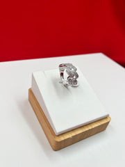 Silver Iced Band size 10