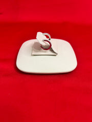 Pure Silver Hoops Earrings (HE21)