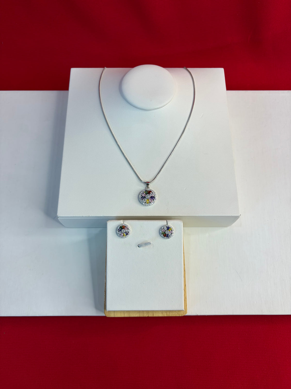 Pure Silver Pendant Set (WN225)