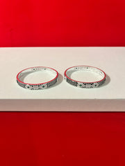 Pure Silver Bangle Pair 2.4 (SB65)