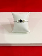 Fancy Pure Italian Silver Bangle 2.2