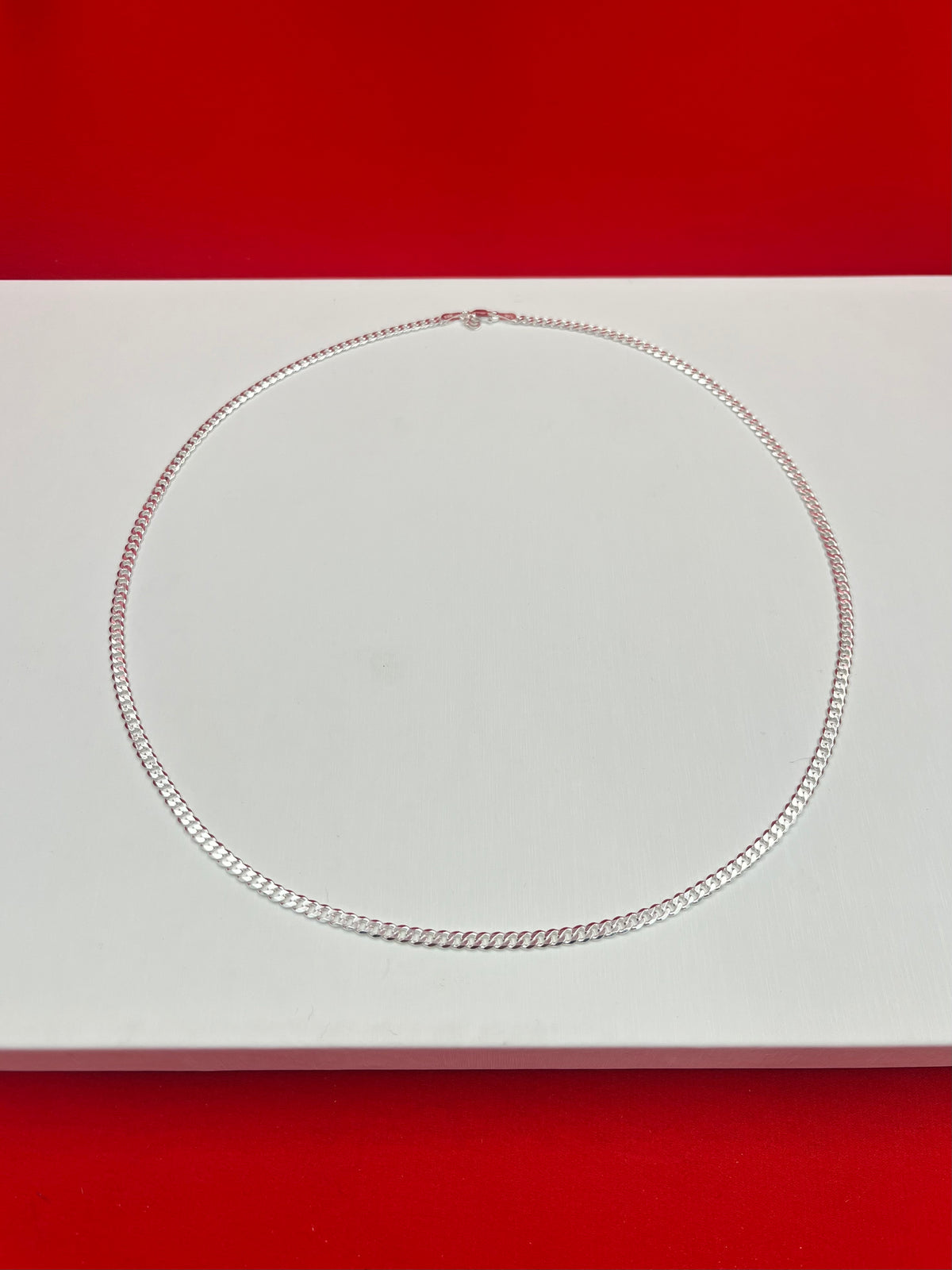 Cuban Pure Silver Chain 24”