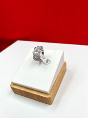 Silver Iced Band size (8) & (8.5)