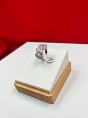 Silver Iced Band size 10