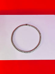 Gunmetal Pure Silver Chain 17” (Sc107)
