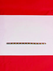 Men Pure Silver Two-Tone Bracelet(7.5”)Mb78