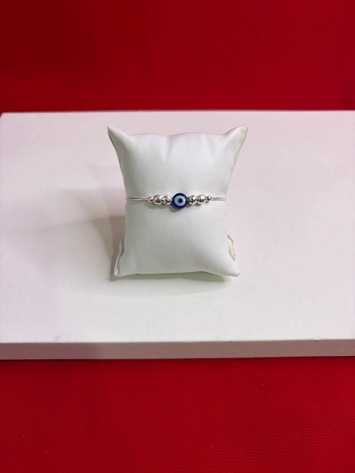 Women’s Evil Eye Silver Bracelet Wb117 (6.5-8.0”Inch)