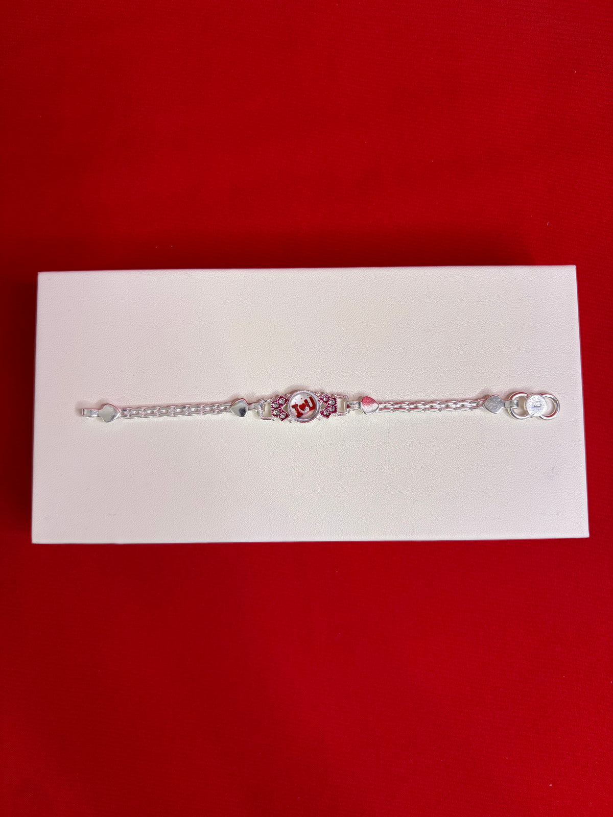 Kids Pure Silver Rakhi Bracelet (KSR7)