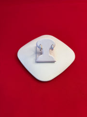 Pure Silver Mini Hoops Earrings (HE88)