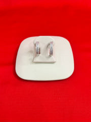Pure Silver Hoops Earrings (HE33)