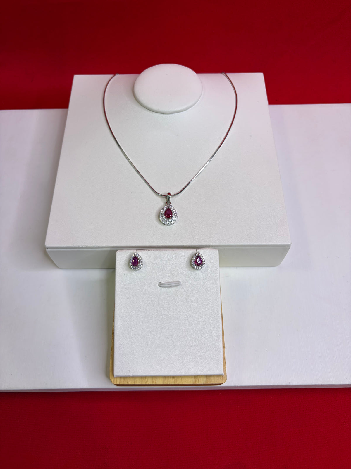 Pure Silver Pendant Set (WN137)