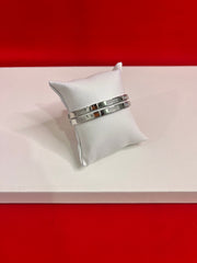Pure Silver Bangle Pair 2.2