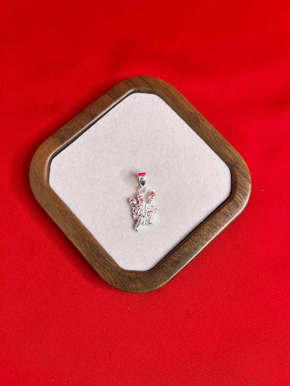Pure Silver Hanuman Pendant