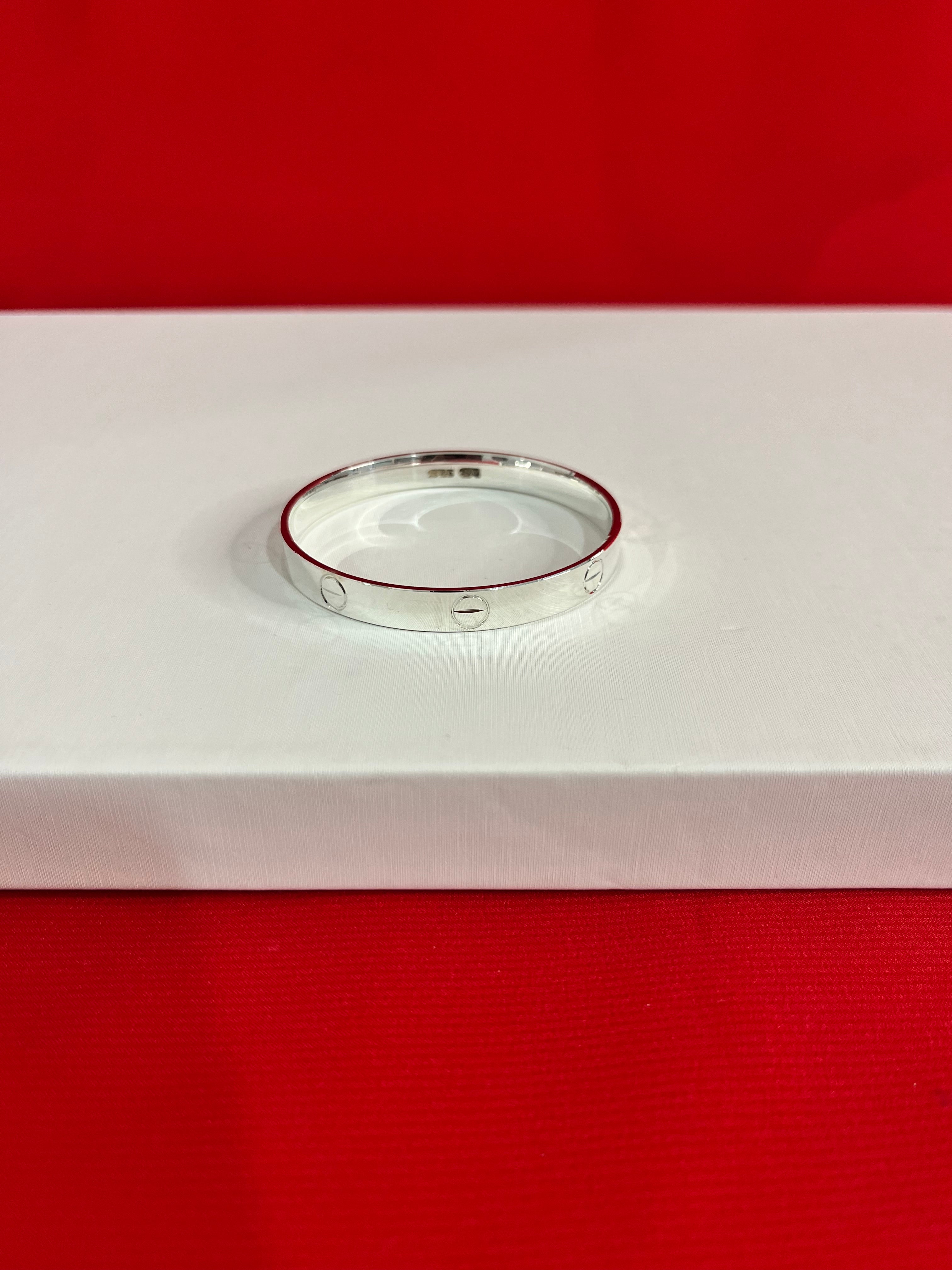 Pure Silver Kada Cartier Design (2.1)