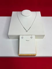 Pure Silver Mangalsutar Necklace Set (SM29)