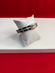 Pure Silver Black Moti (Najariye) Bangles, S-2.4 (SB135)