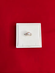 Pure Silver Pearl Ring Size 9 (PR14)