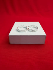 Pure Silver Toe Rings Pair (Big Toe Size) (TR8)