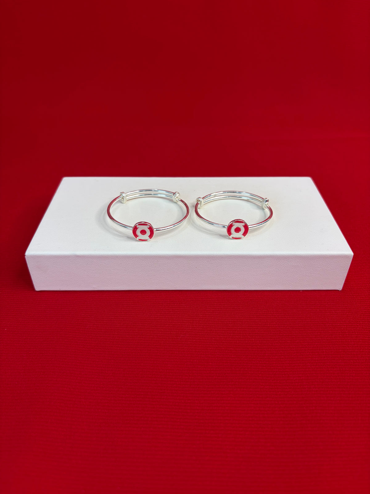 Pure Silver Adjustable Kangan Bracelet (KS121)