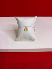 Pure Silver Charm Bracelet (WB127)