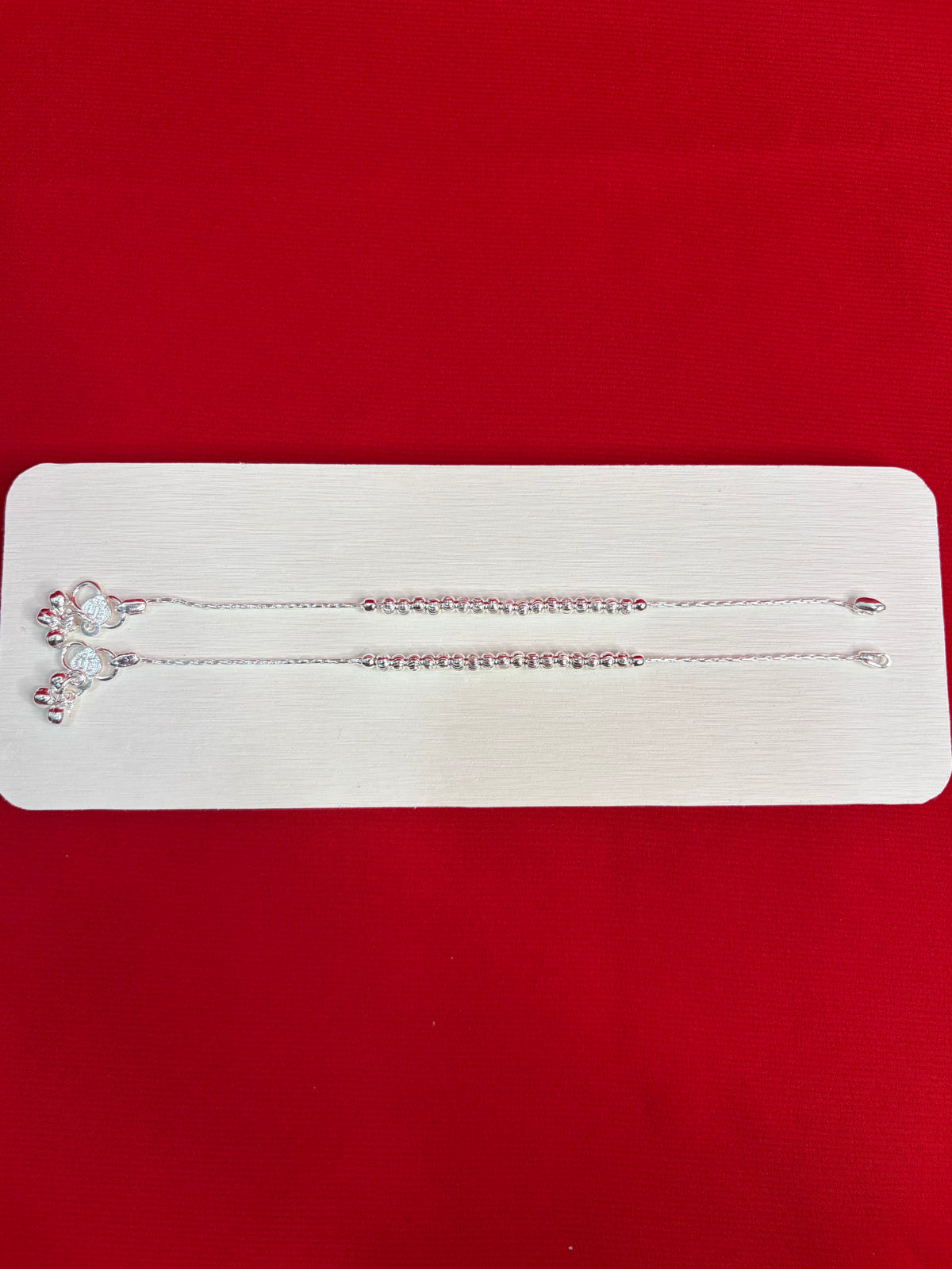 Pure Silver Kids Anklets (7.5 Inch) (KA138)