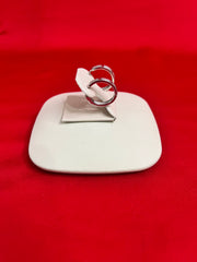 Pure Silver Hoops Earrings (HE36)