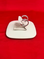 Pure Silver Hoops Earrings (HE35)