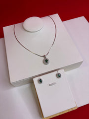 Pure Silver Pendant Set (WN139)