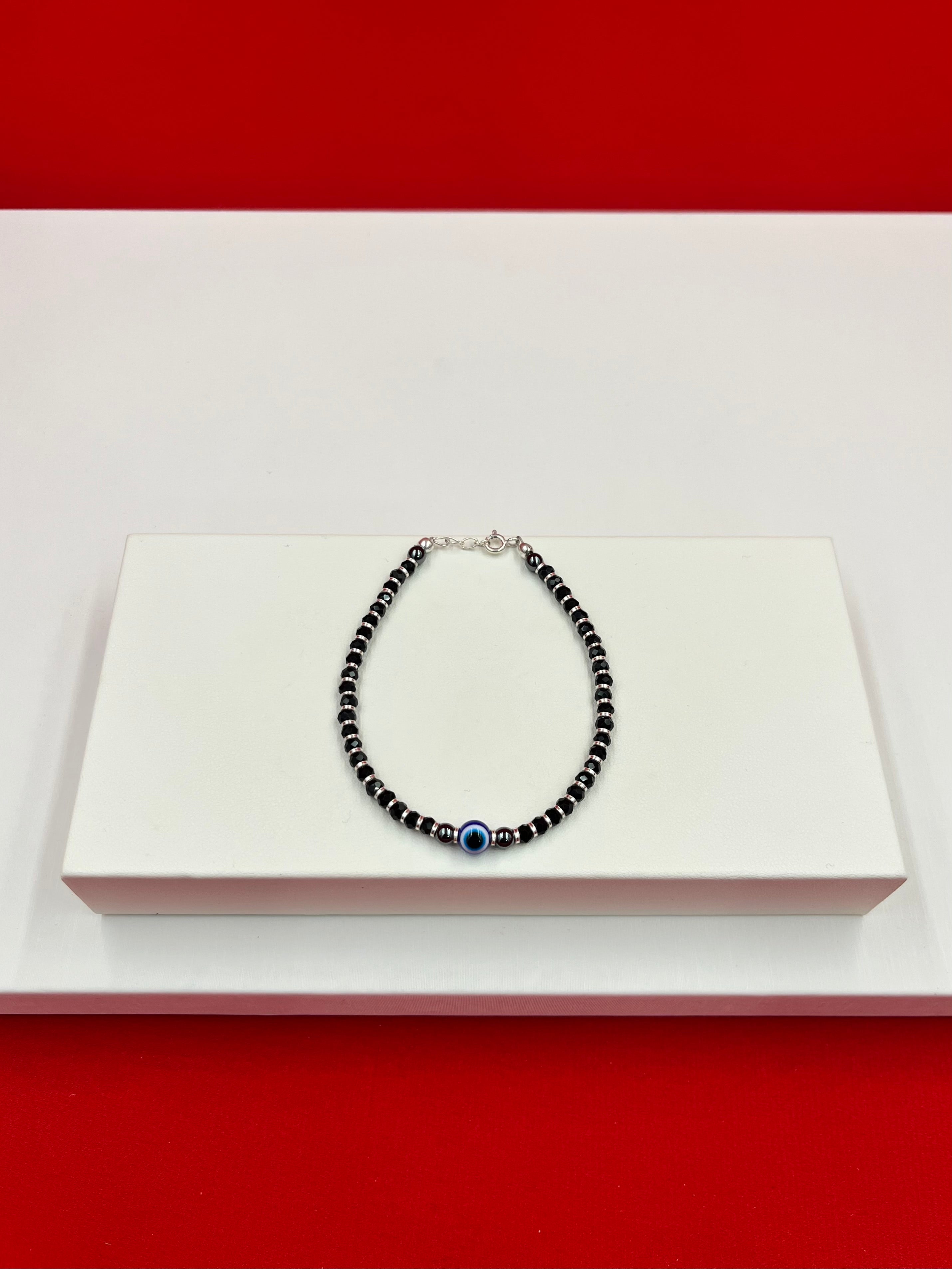 Evil Eye Black Beads Bracelet (Najariye)