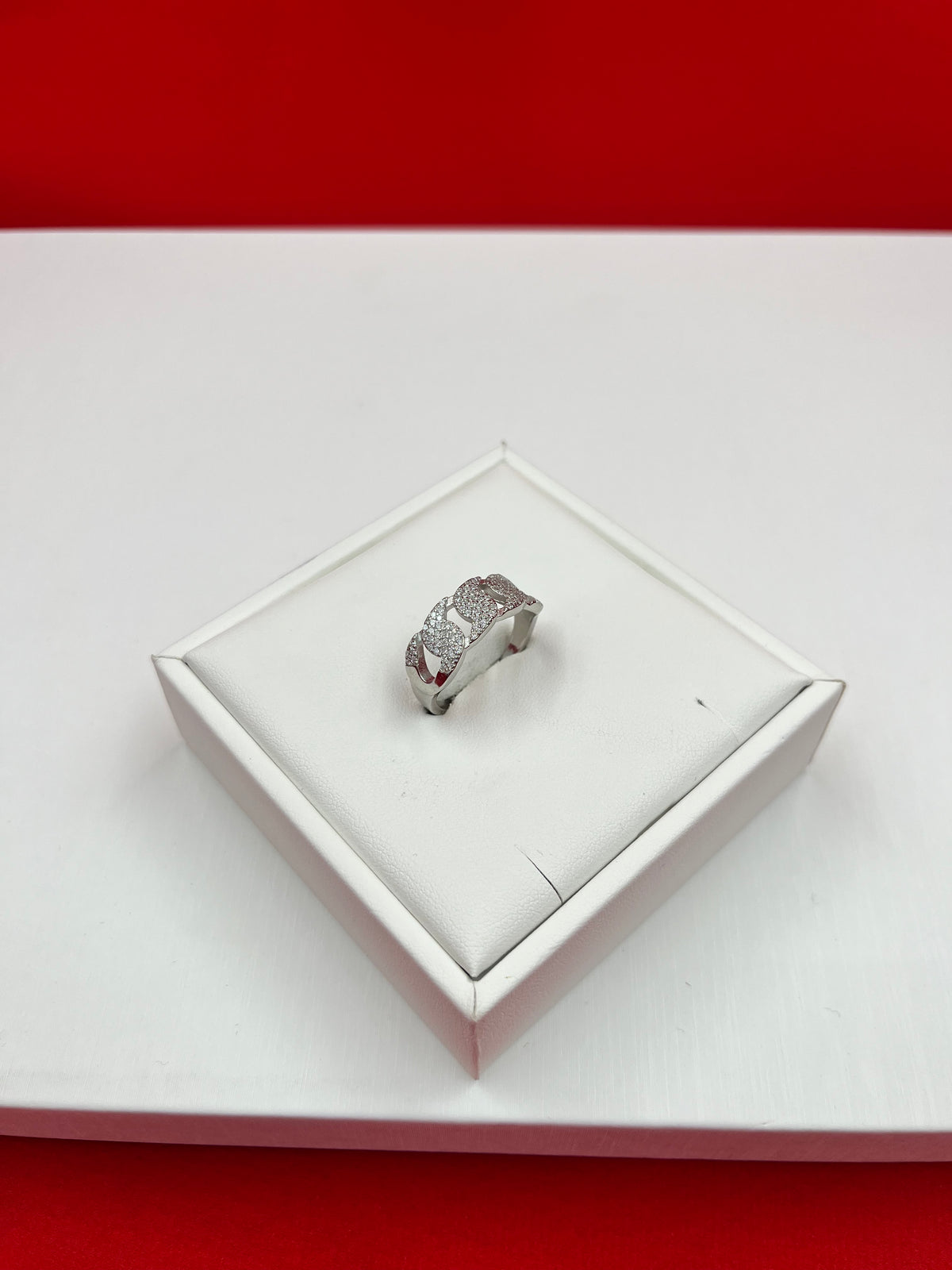 Silver Iced Band size 11