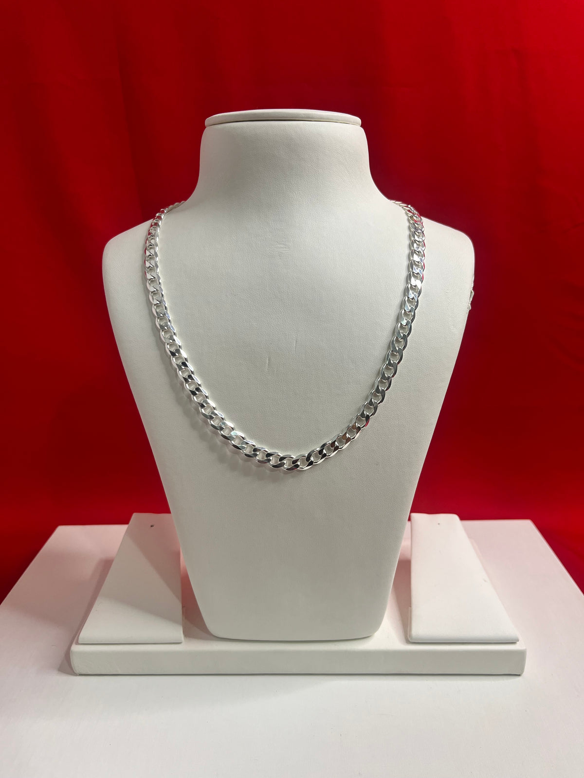 Cuban Pure Silver Chain 20” Sc52