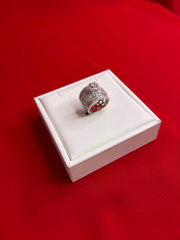 Pure Silver Women’s Cocktail Ring (Size 6) WR245