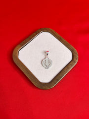 Pure Silver Khanda Pendant
